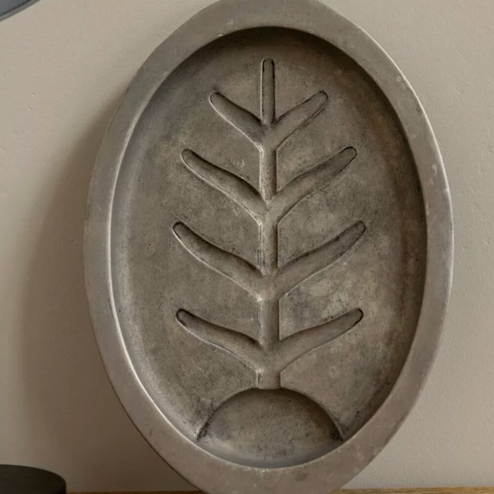 Vintage Majestic Cookware Aluminum Footed Platter or 3D Gallery Wall Art!